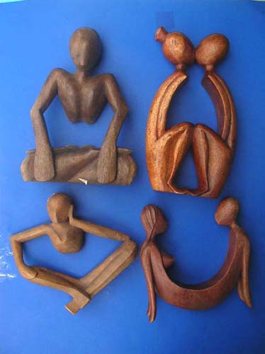  assorted yogi man statue
