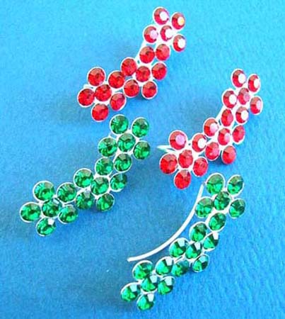  sterling silver thread earring in assortment of designs/colorss