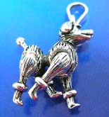 Little dog Thai silver pendant sterling 925 with head, legs and tail movable