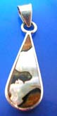 sterling silver 925 Thailand made pendant with man in embrassing position design 
